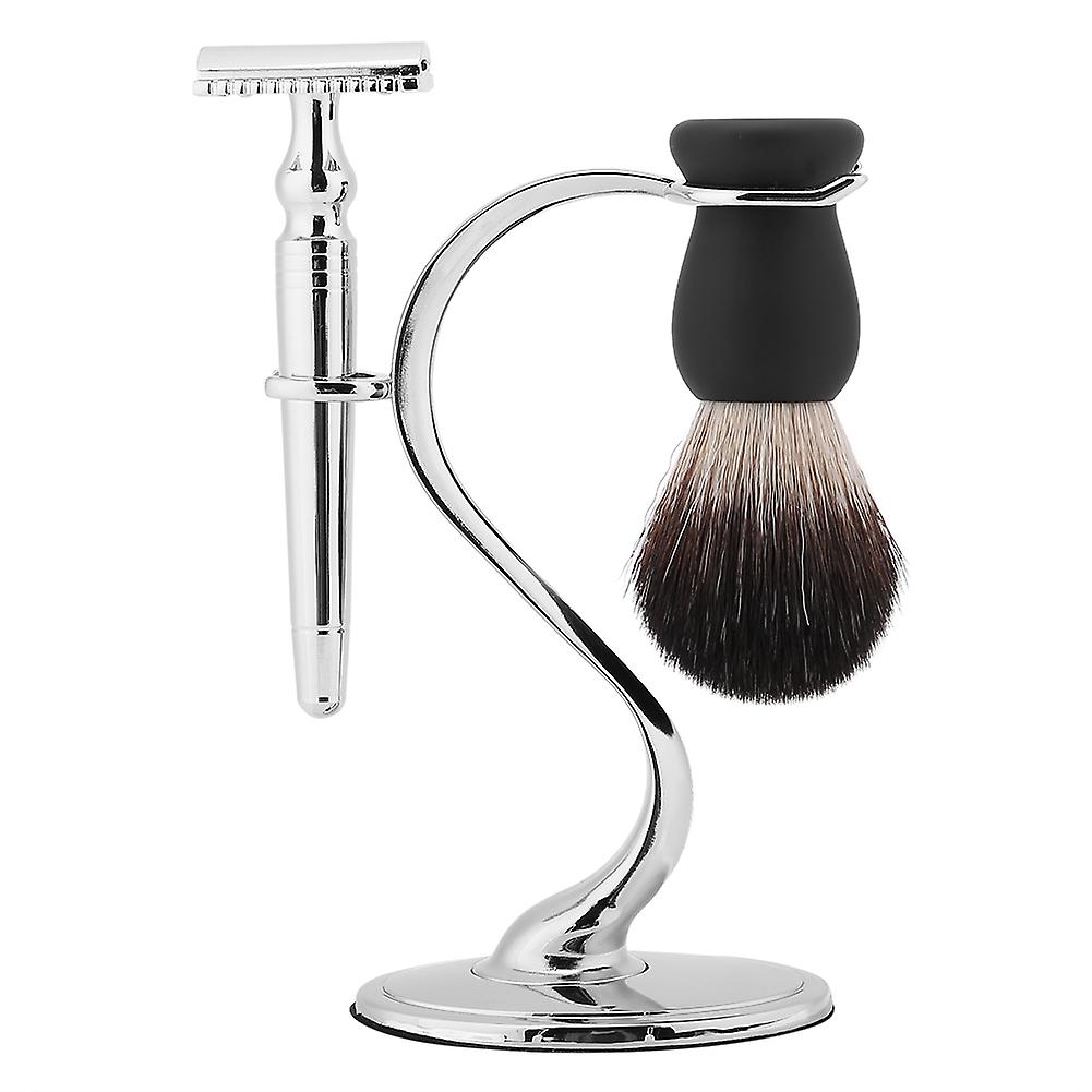 Men Shaving Brush Stand Razor Holder For Salon Home Travel Use