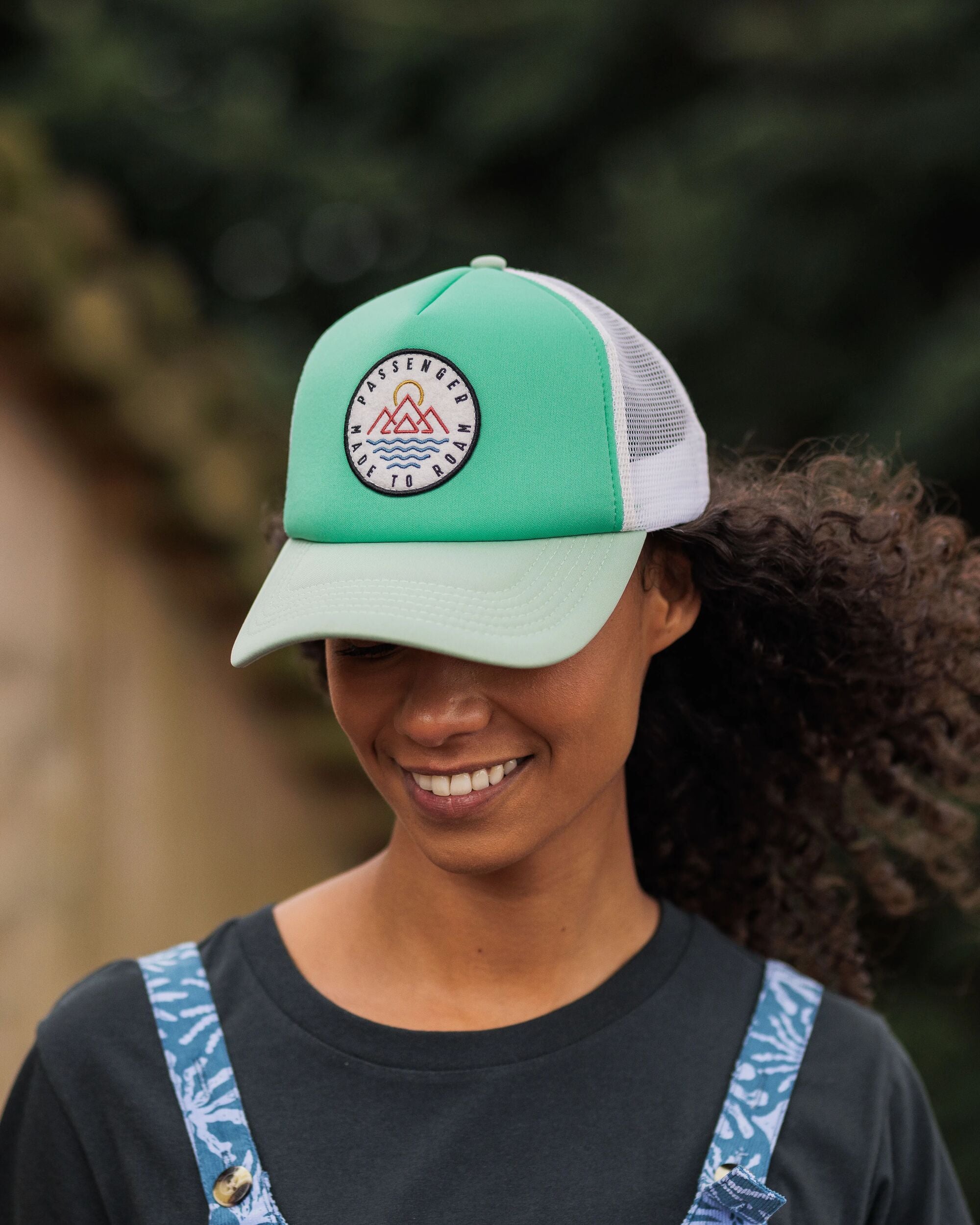 Escapism Snapback Trucker Cap - Green Fig