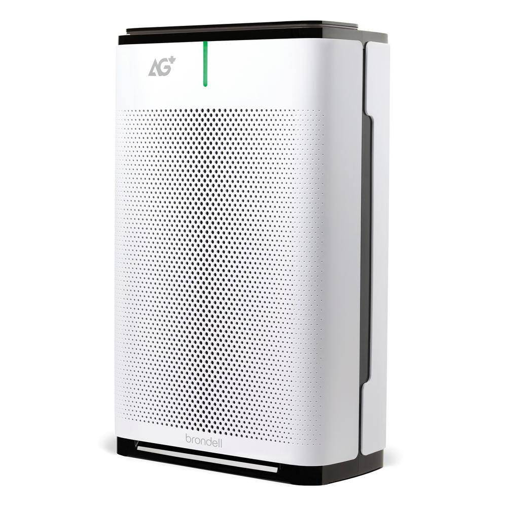 Brondell Pro Sanitizing HEPA Air Purifier with AG+ Technology for Virus Bacteria Allergens HEPA (up to 1655 sq. ft.) P700BB-W