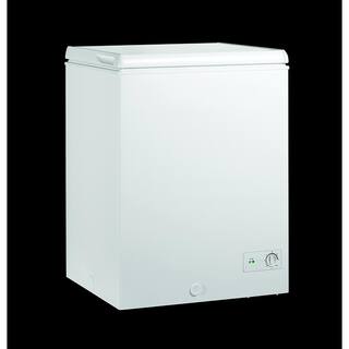 Vissani 4.9 cu. ft. Manual Defrost Chest Freezer with LED Light Type in White Garage Ready DCM5QRWW