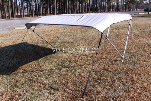 New Grey/Grey Vortex 4 Bow Bimini Top 10' Long， 79-84