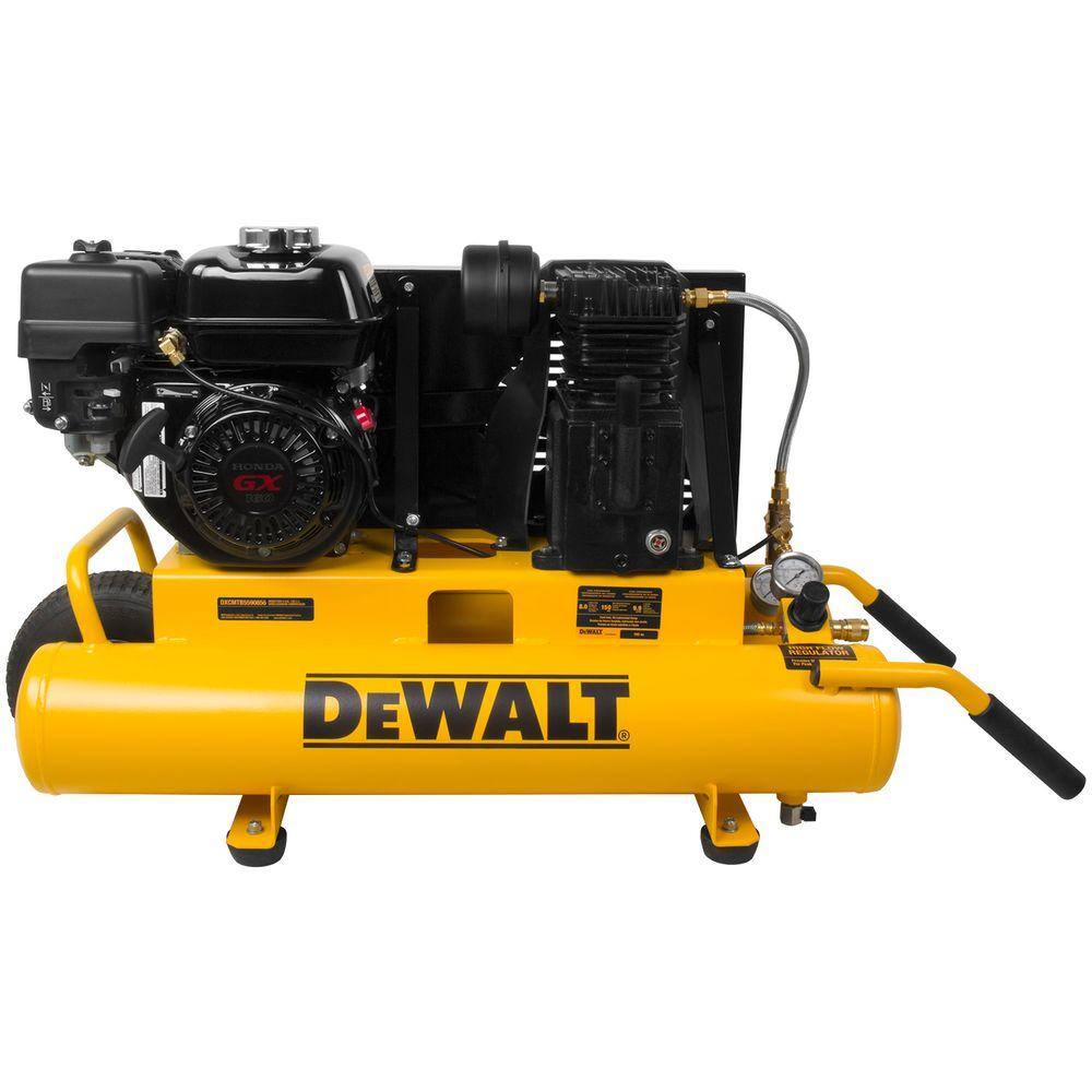 DW 8 Gal. 150 PSI 5.5 HP Belt Drive Gas-Powered Wheelbarrow Air Compressor DXCMTB5590856