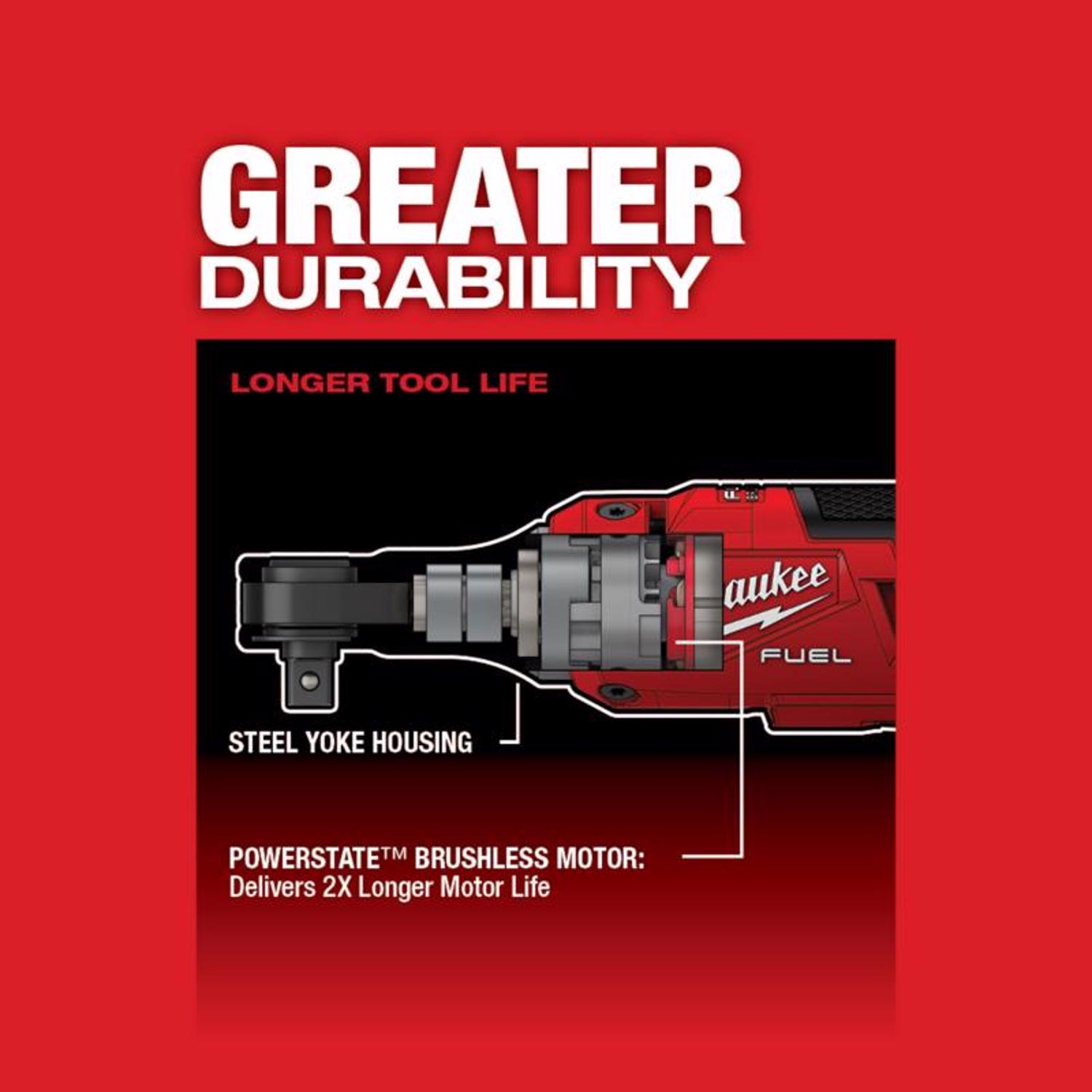 MW M12 FUEL High Speed 12 V 3/8 in. Brushless Cordless Ratchet Tool Only