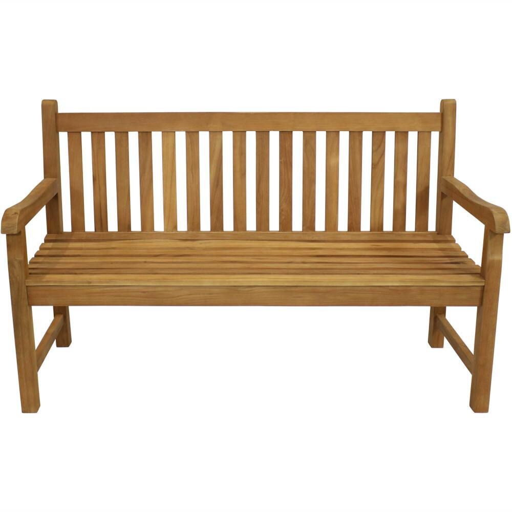 Ultimate Patio Outdoor Teak Wooden Garden Bench