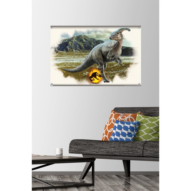 Trends International Jurassic World Dominion Parasaurolophus Focal Unframed Wall Poster Prints