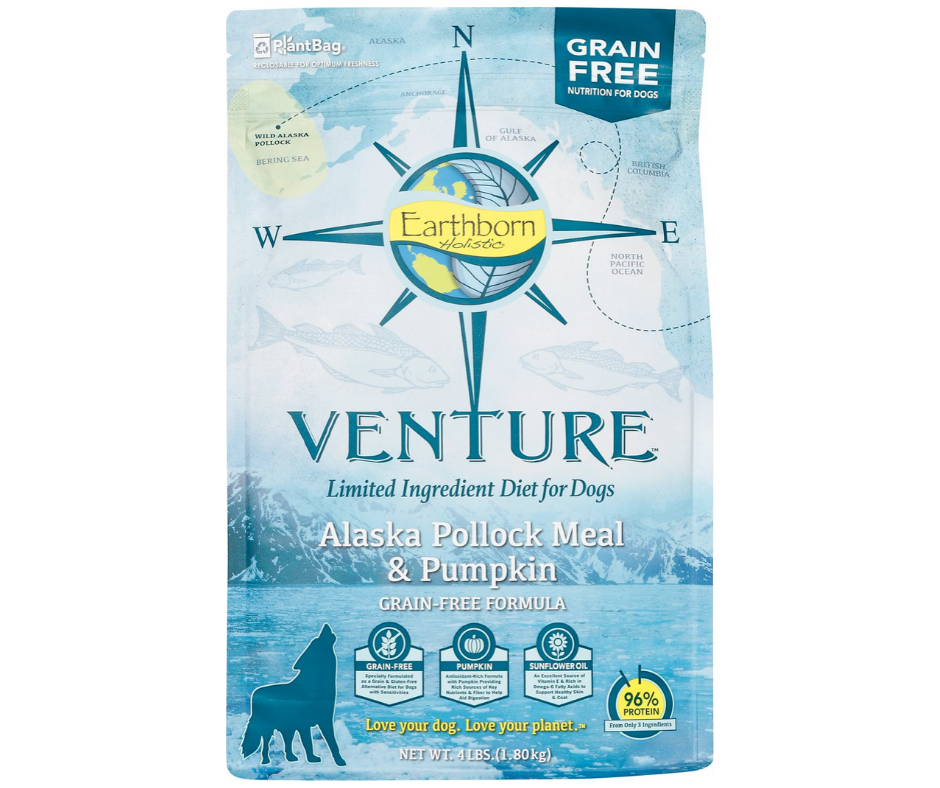 Earthborn Holistic Venture - All Breeds， Adult Dog Alaska Pollock Meal