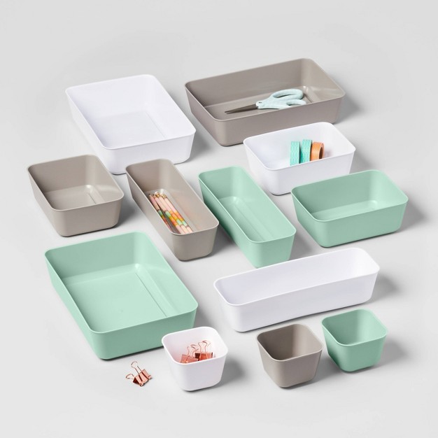 3pk Medium Storage Trays