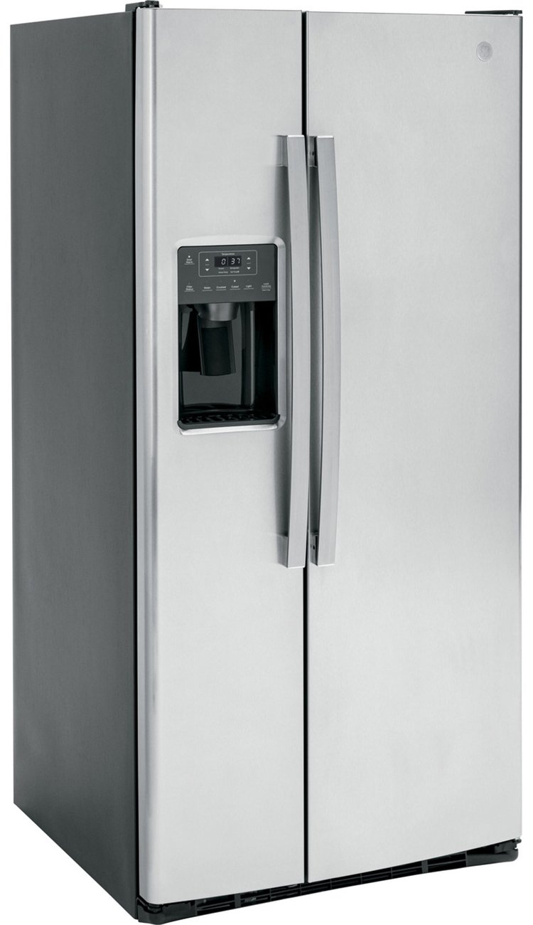 GE 23 Cu. Ft. Fingerprint Resistant Stainless Steel Side-By-Side Refrigerator