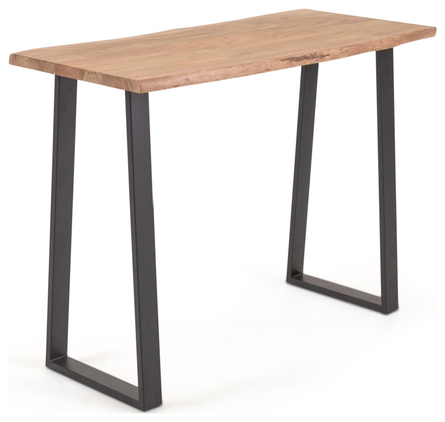 Acacia Wood Console Table  La Forma Sono   Industrial   Console Tables   by Oroa   Distinctive Furniture  Houzz