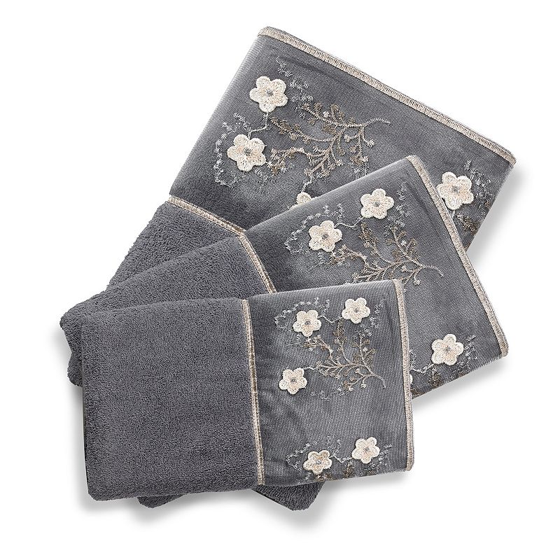 Popular Bath Bloomfield 3-Piece Floral Towel Set