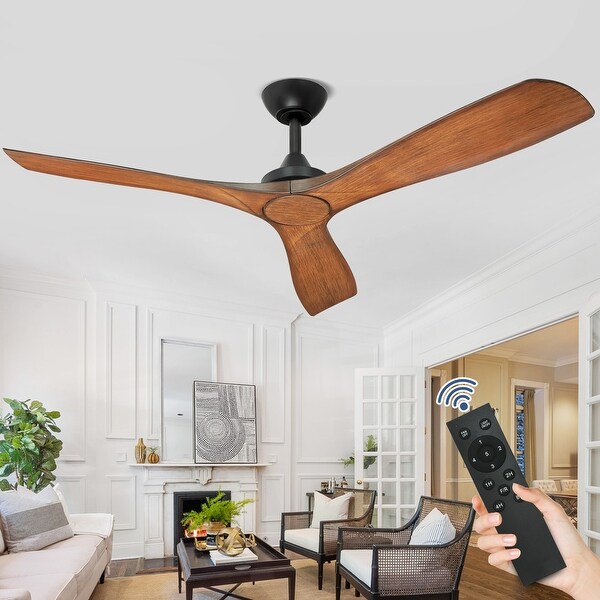 Remote Ceiling Fan 5 Speeds Flush Mounted Shopping - The Best Deals on Ceiling Fans | 41708525