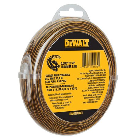 DW-DWO1DT801 Trimmer Line 0.080 In. x 50 Ft.