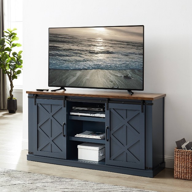 Tv Stand For Tvs Up To 65 quot Navy Home Essentials