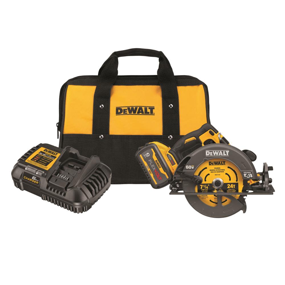 DEWALT FLEXV 60V MAX 7 1/4 Circular Saw with Brake Kit DCS578X1 from DEWALT