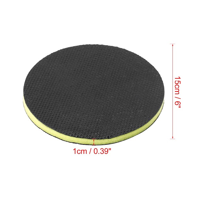 Unique Bargains Clay Pad Auto Washing Cleaning Polishing Foam Pad Sponge Detailing Disc Black 2 Pcs