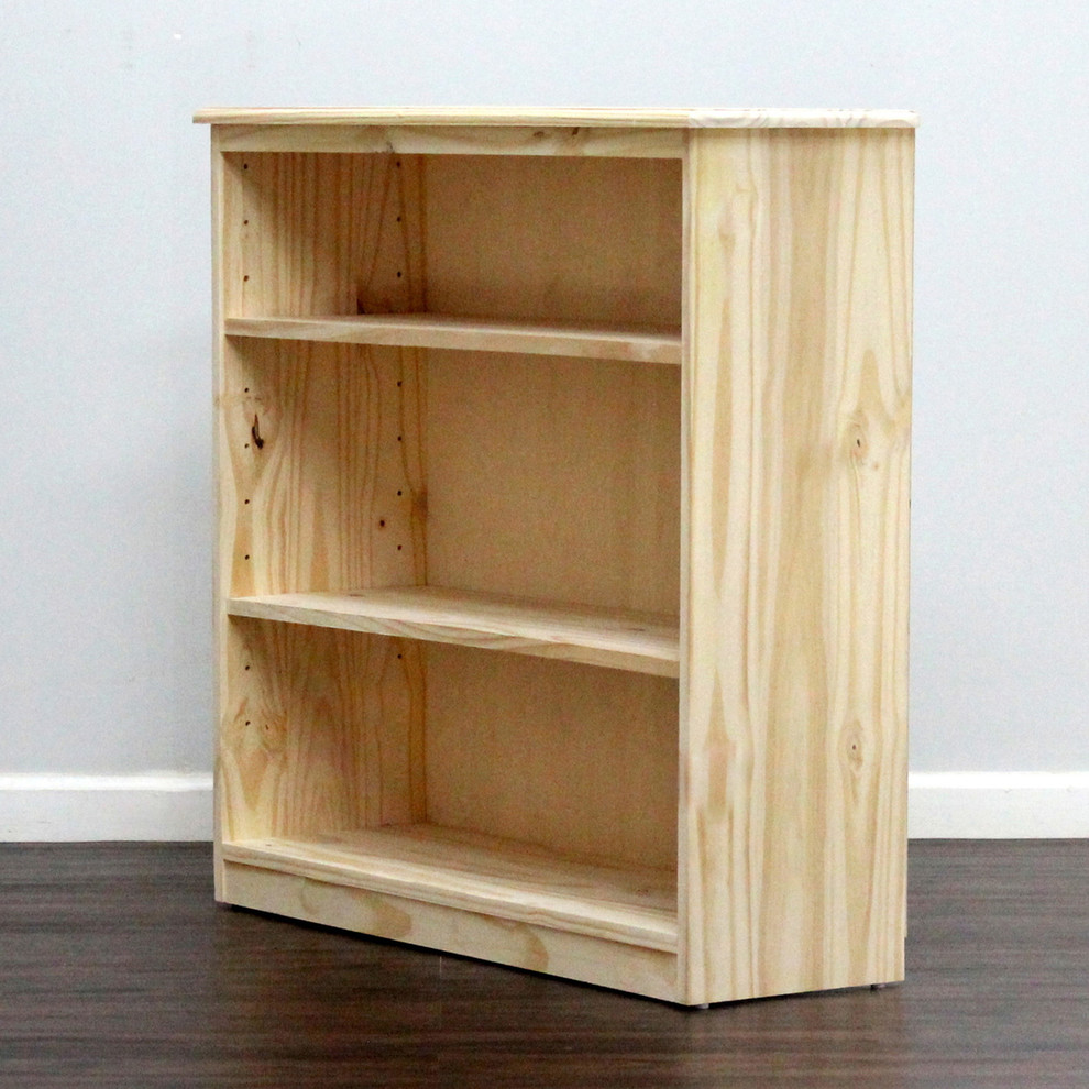 York Bookcase  11_x37x36  Pine Wood   Transitional   Bookcases   by Gothic Furniture  Houzz