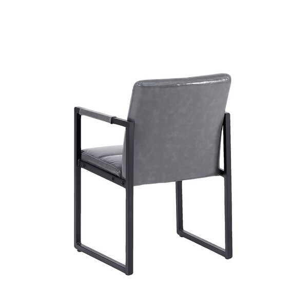 Ligth grey modern european style dining chair，set of 2