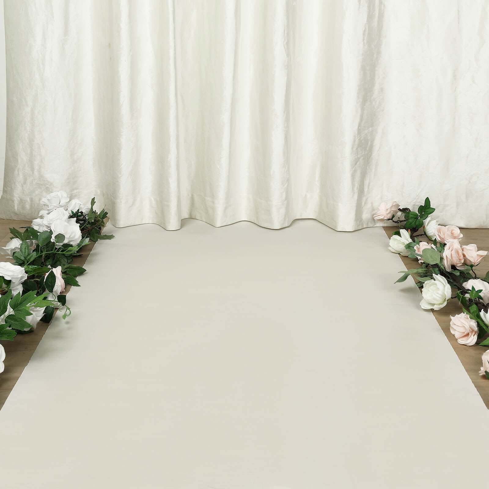 Ivory PVC Aisle Runner 40