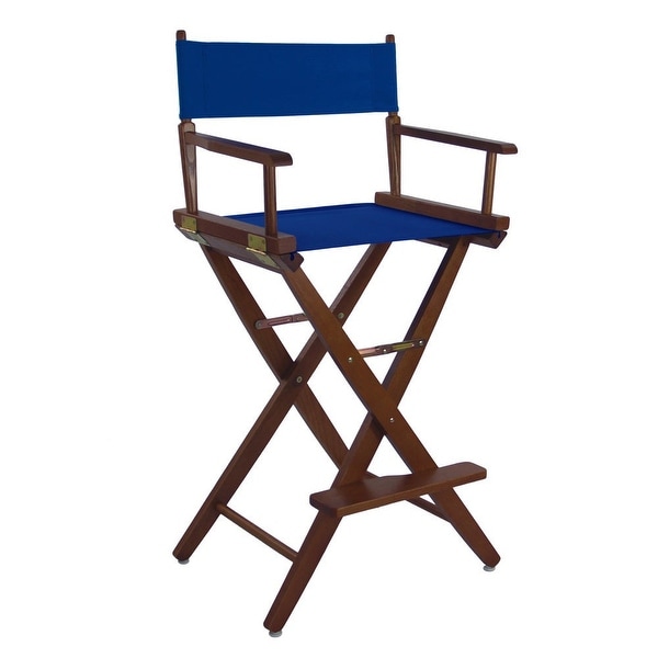 American Trails Extra-Wide 30-inch Premium American Oak Bar-Height Directors Chair