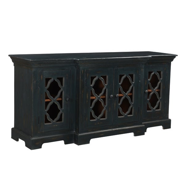 Aubrey 4-door Wood TV Stand