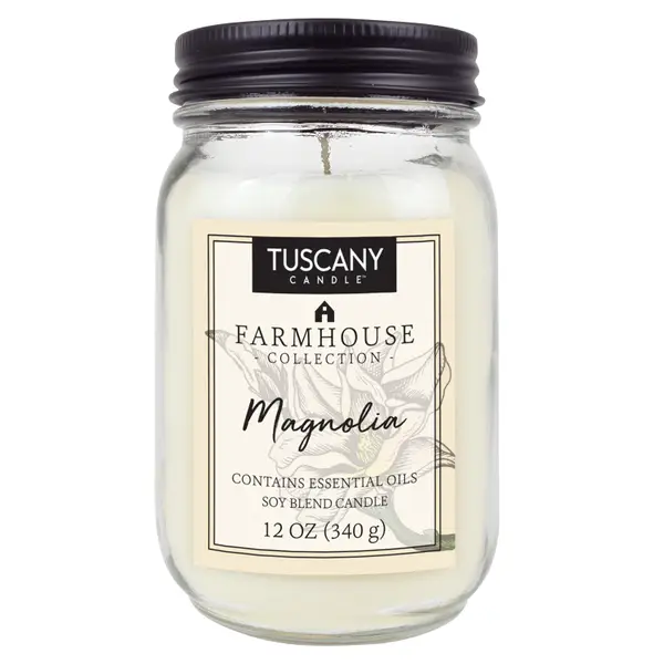 Tuscany Candle 12 oz Magnolia Farmhouse Candle