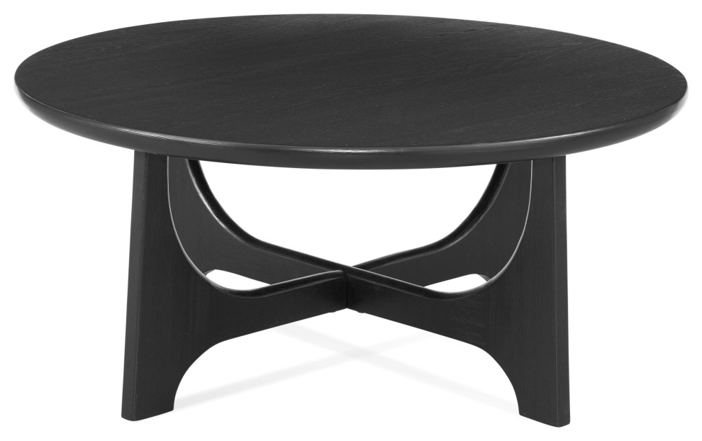 Dunnigan Round Cocktail Table   Transitional   Coffee Tables   by BASSETT MIRROR CO.  Houzz