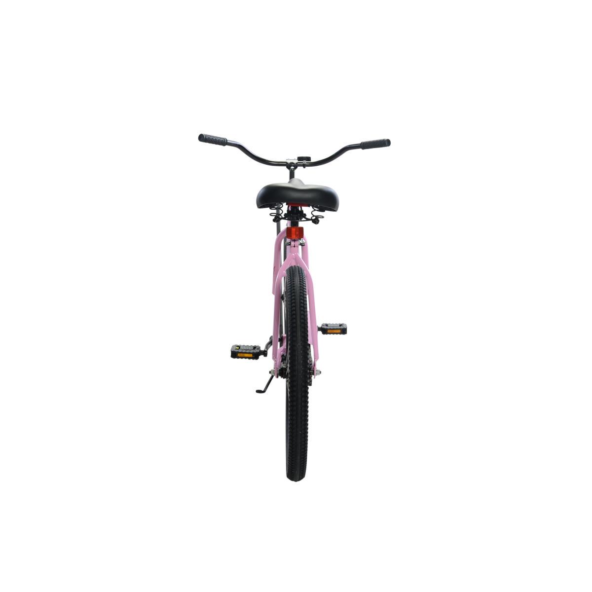 APOLLO Beach Commander， 24 In.， Single Speed Cruiser Bike， Pink