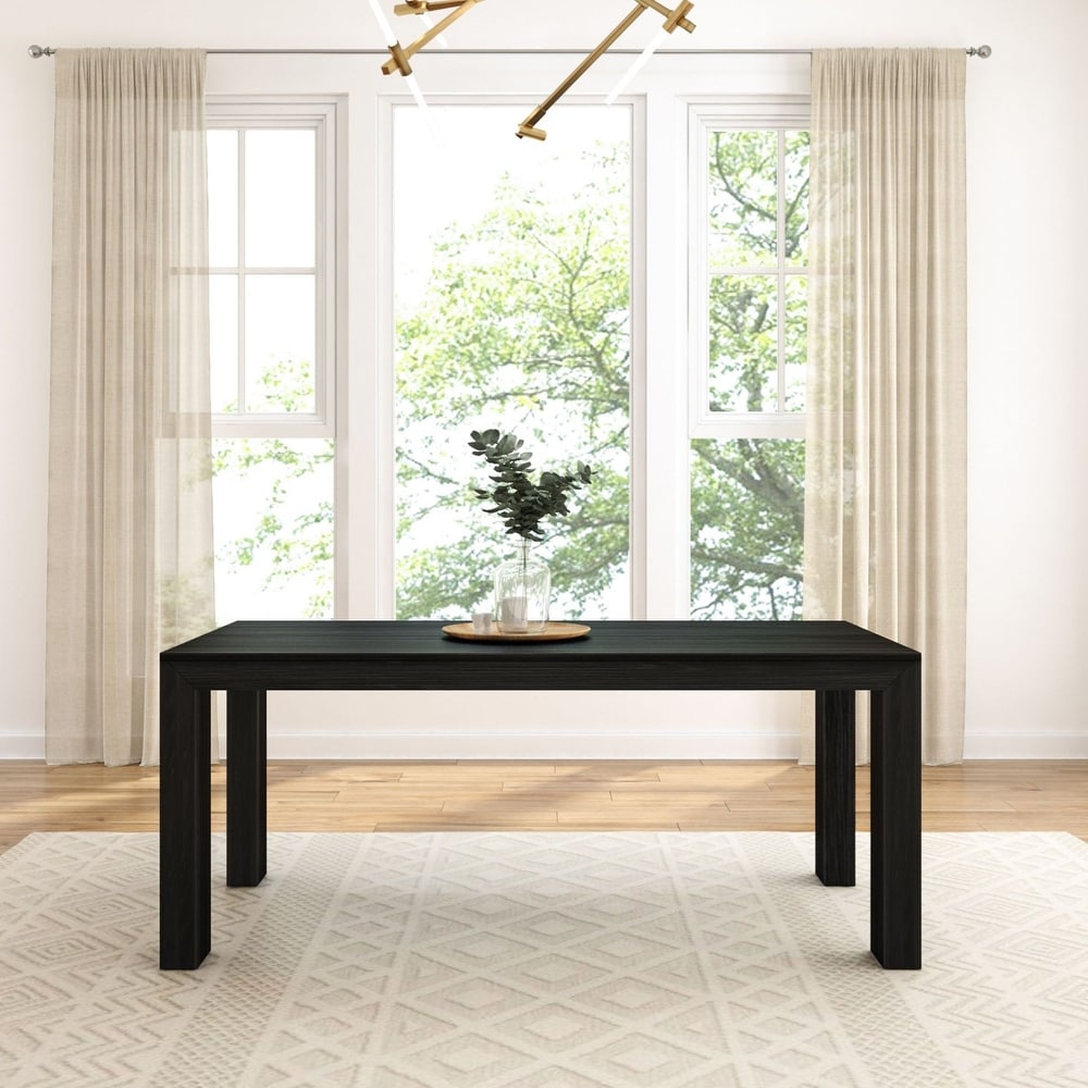 Plank and Beam Rectangular Modern Dining Table   72\