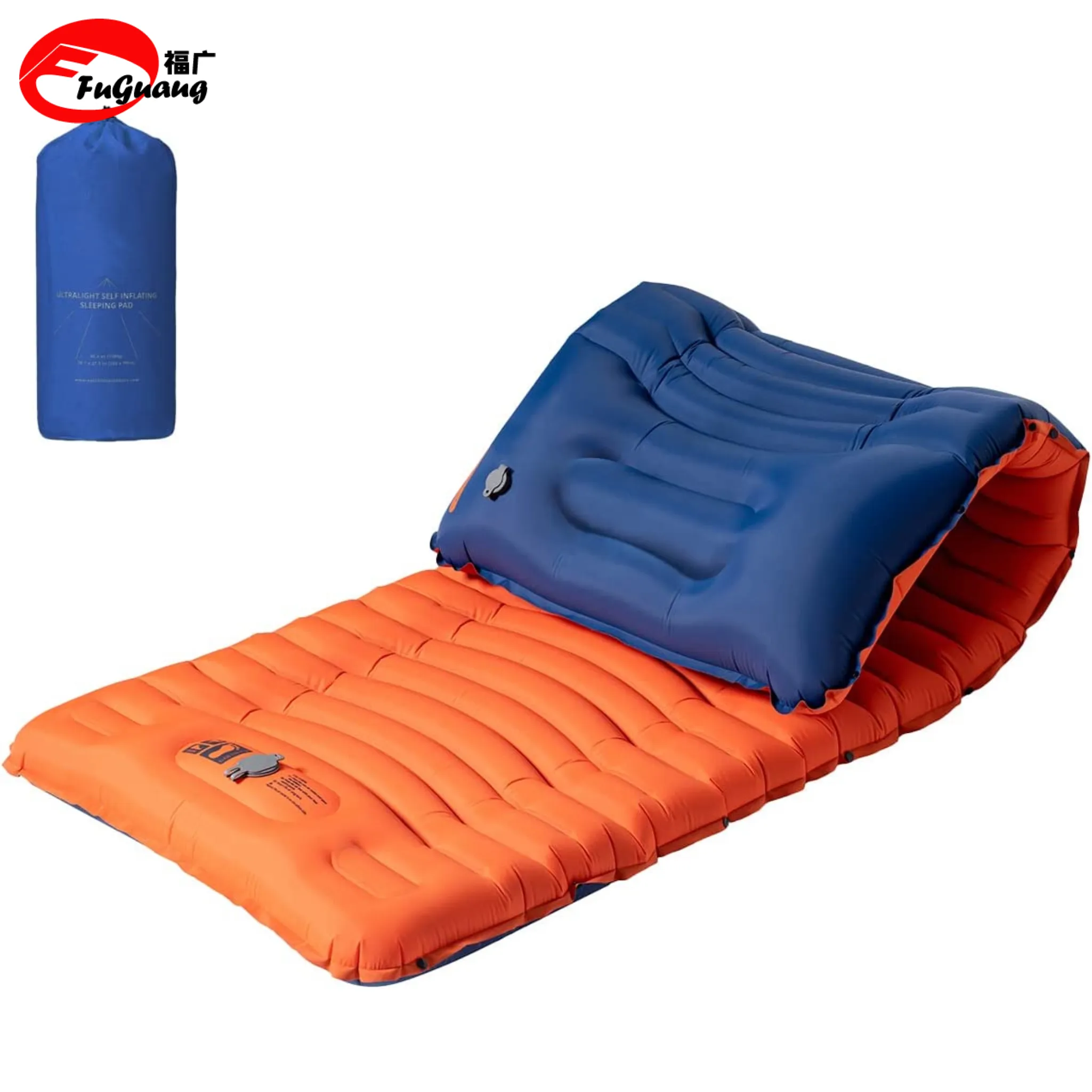 Outdoor Lightweight Comfortable Camping Sleeping Mat Self inflatable camping mattress Suitable for camping hiking backpacking