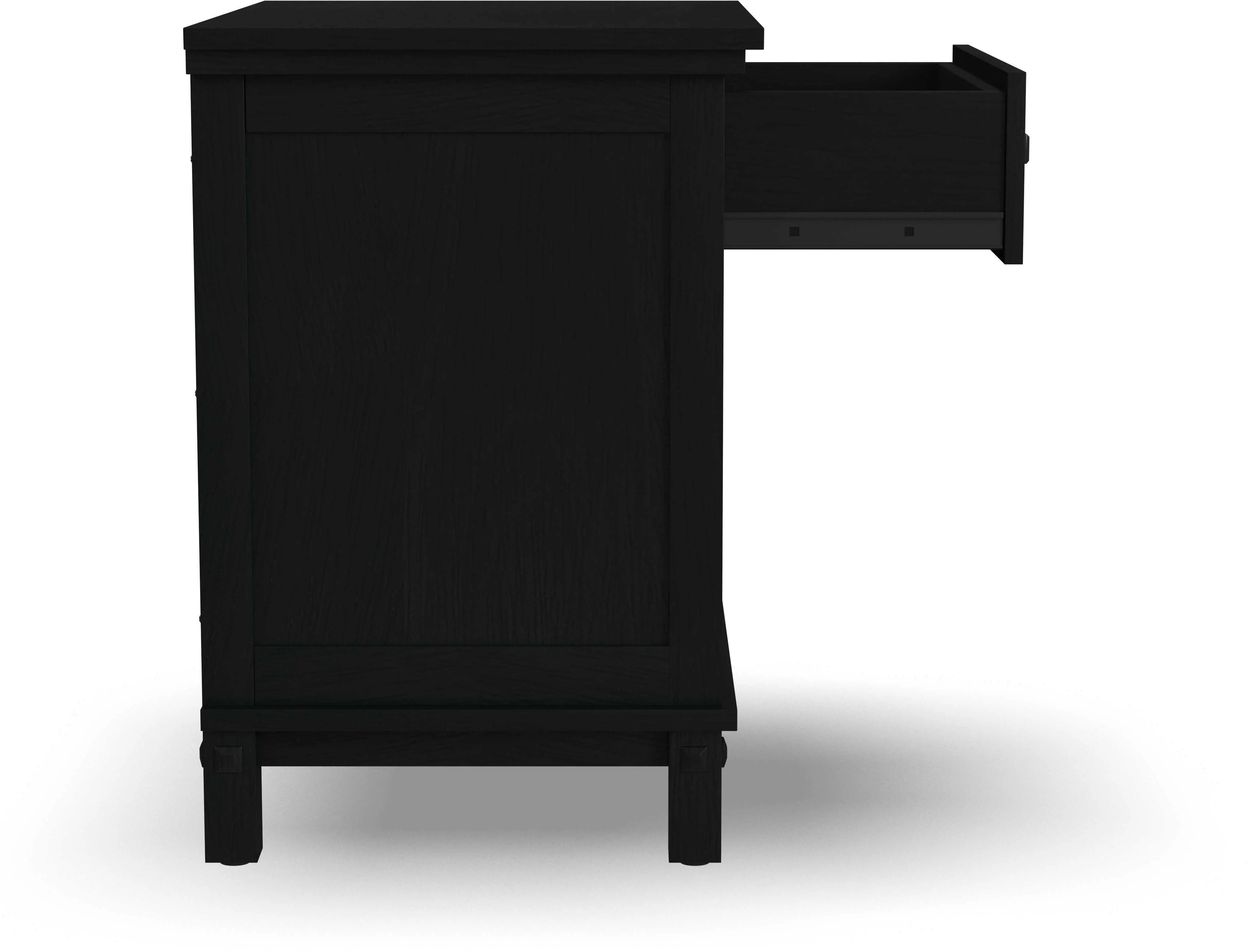 Oak Park Black Nightstand