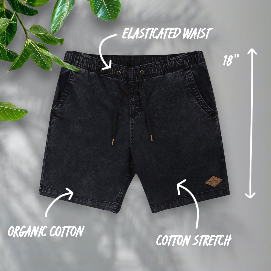 Drifter Walk Short - Black Washed