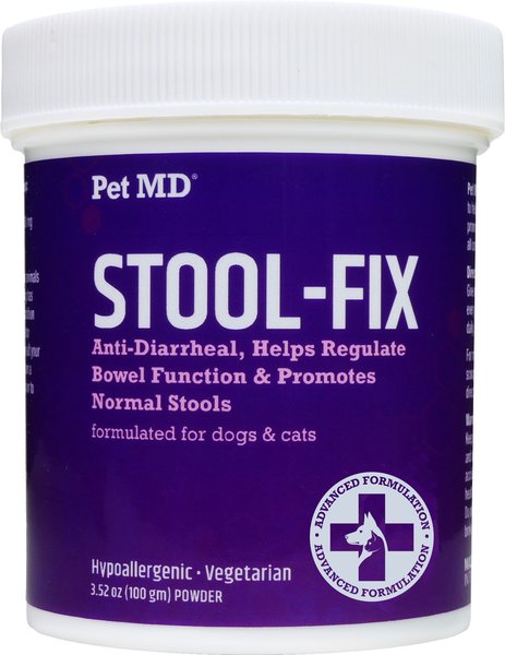 Pet MD Stool-Fix Homeopathic Medicine for Diarrhea for Dogs and Cats， 100g