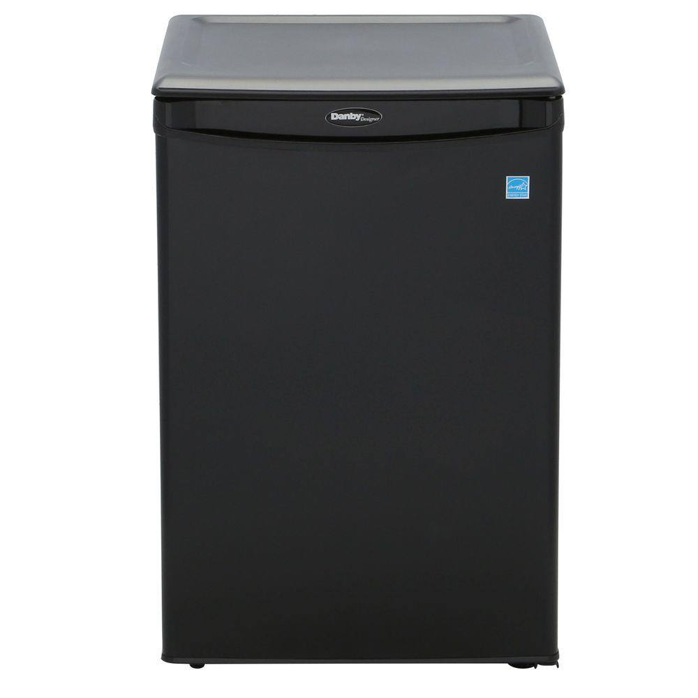 Danby Designer 2.6 cu. ft. Mini Fridge in Black without Freezer DAR026A1BDD