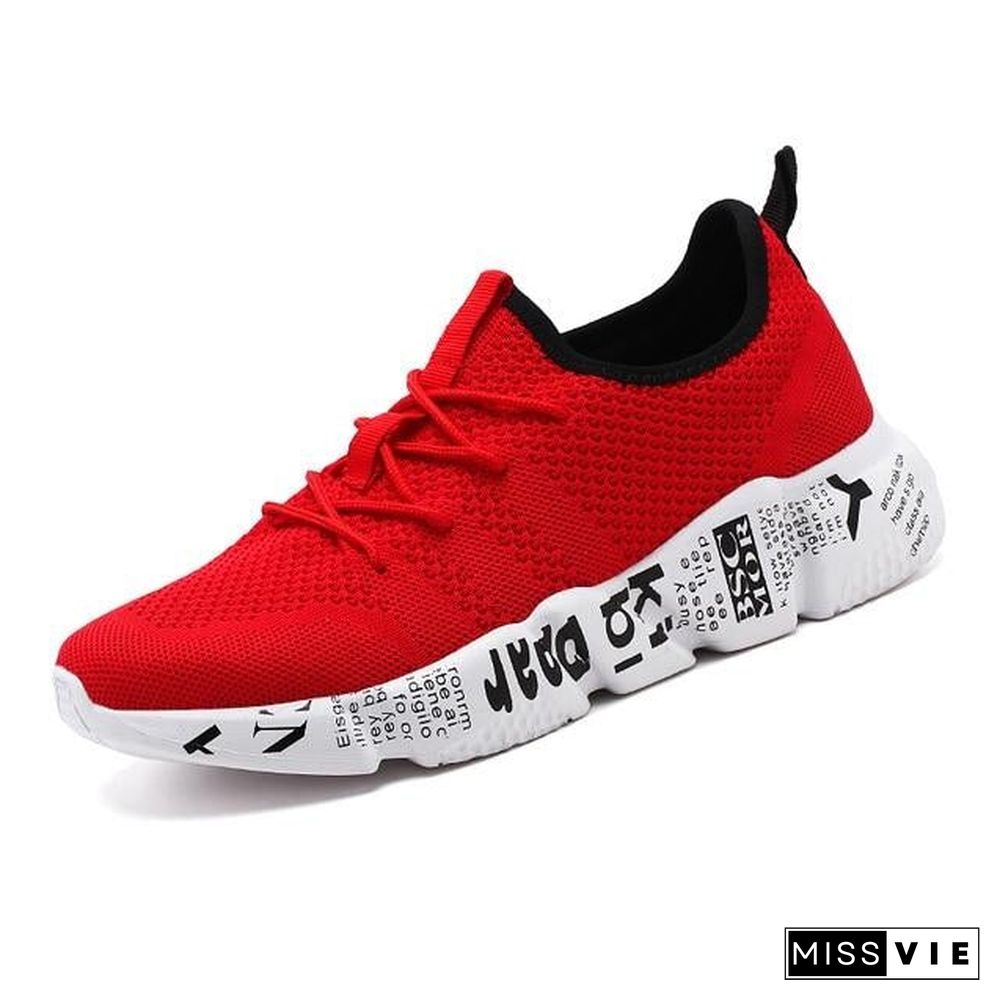 Men Casual High Quality Fashion Style Shoes Comfortable Mesh Outdoor Walking Jogging Sneakers Tenis Masculino