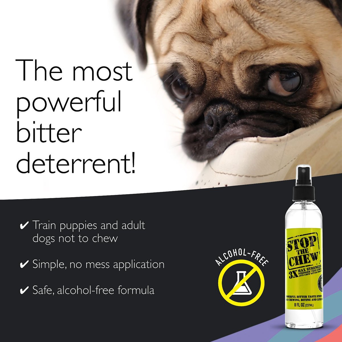 Emmy's Best Pet Products Stop The Chewy 3X Strength Anti-Chew Bitter Dog Spray