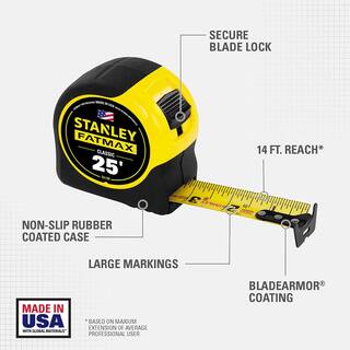 Stanley 25 ft. FATMAX Tape Measure 33-725Y