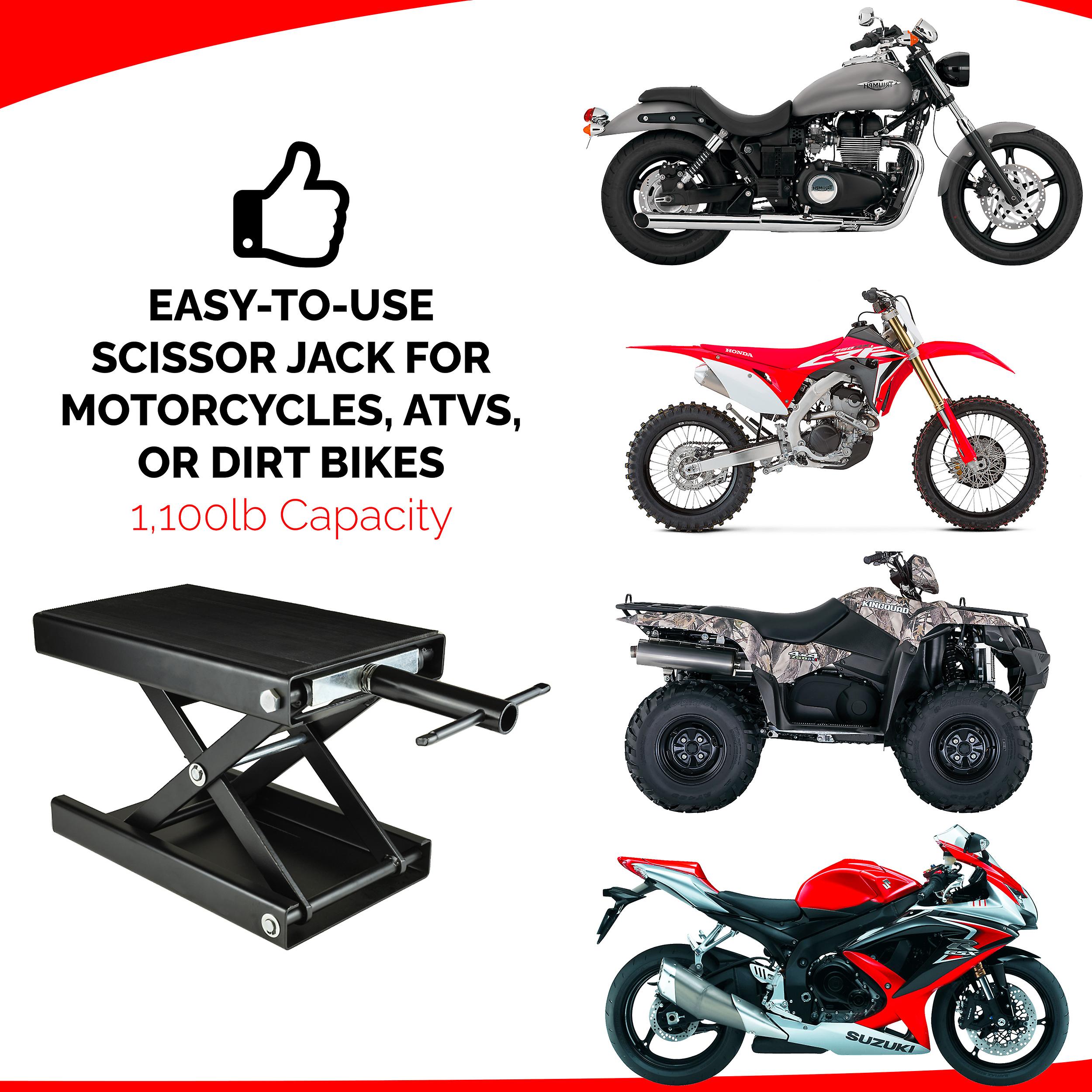 Motorcycle Center Jack Hoist Scissor Lift Stand Compatible with Ducati Monster 696 750 848 851 900 1000