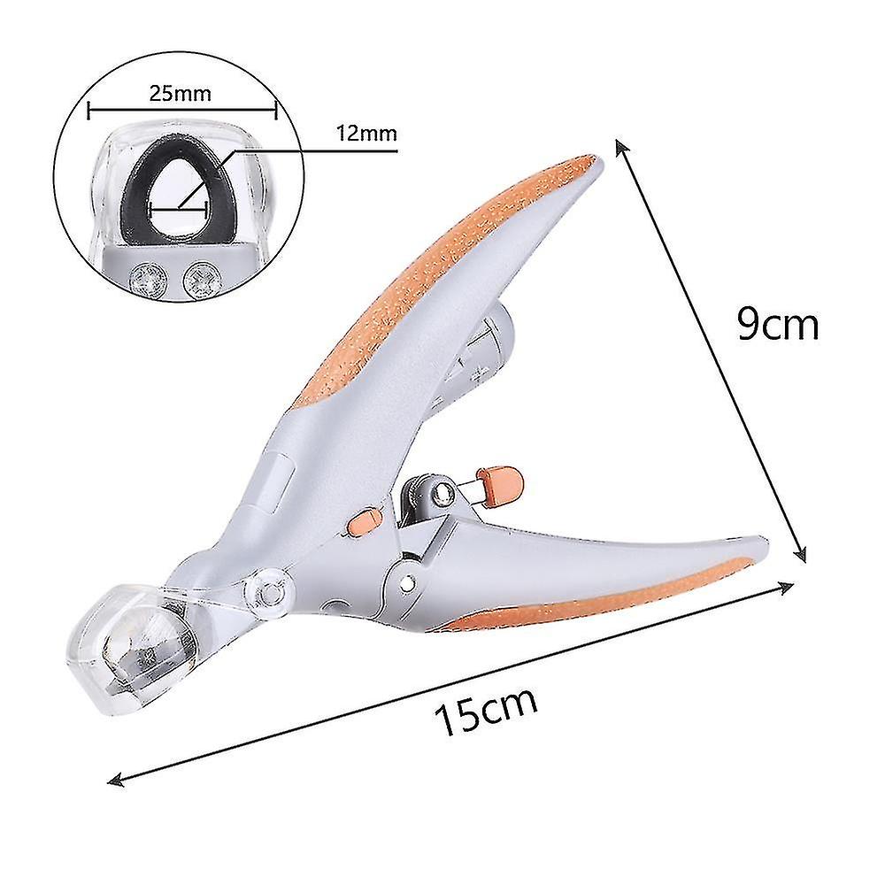Professional Pet Nail Clipper Scissors Pet Dog Cat Nail Toe Claw Clippers Scissor Led Light Nail Trimmer Pet Grooming