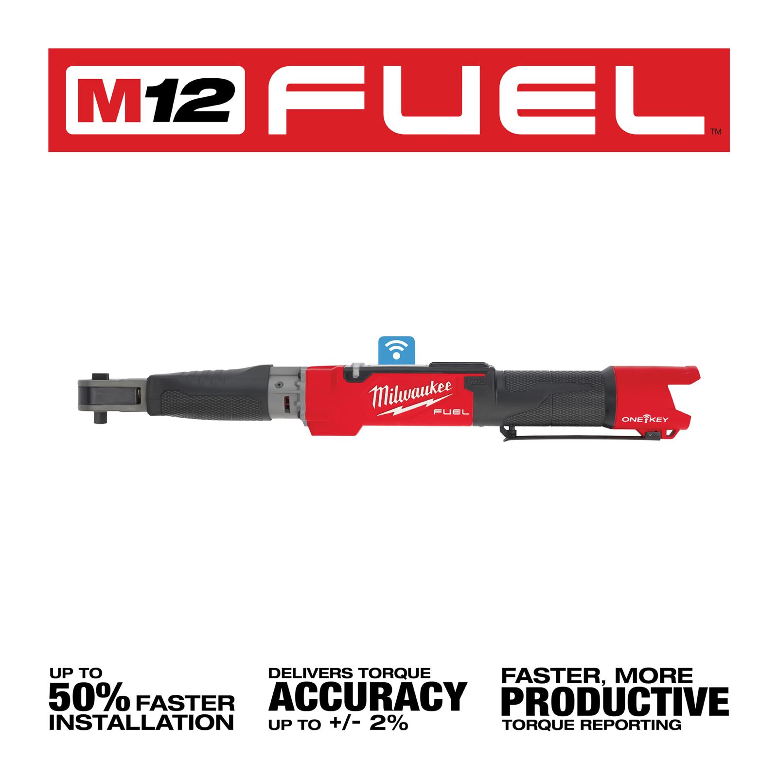 Milwaukee Tool 2465-20 Milwaukee M12 FUEL 3/8 in. Digital Torque Wrenches with ONE-KEY