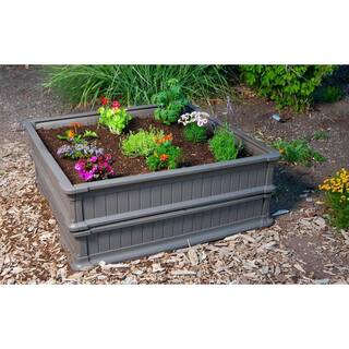 Lifetime 4 ft. x 4 ft. Two Raised Garden Beds with One Tent Enclosure 60053