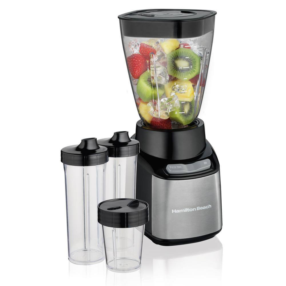 Hamilton Beach Stay or Go Travel-Sized 32 oz. 2-Speed Black Blender 52400