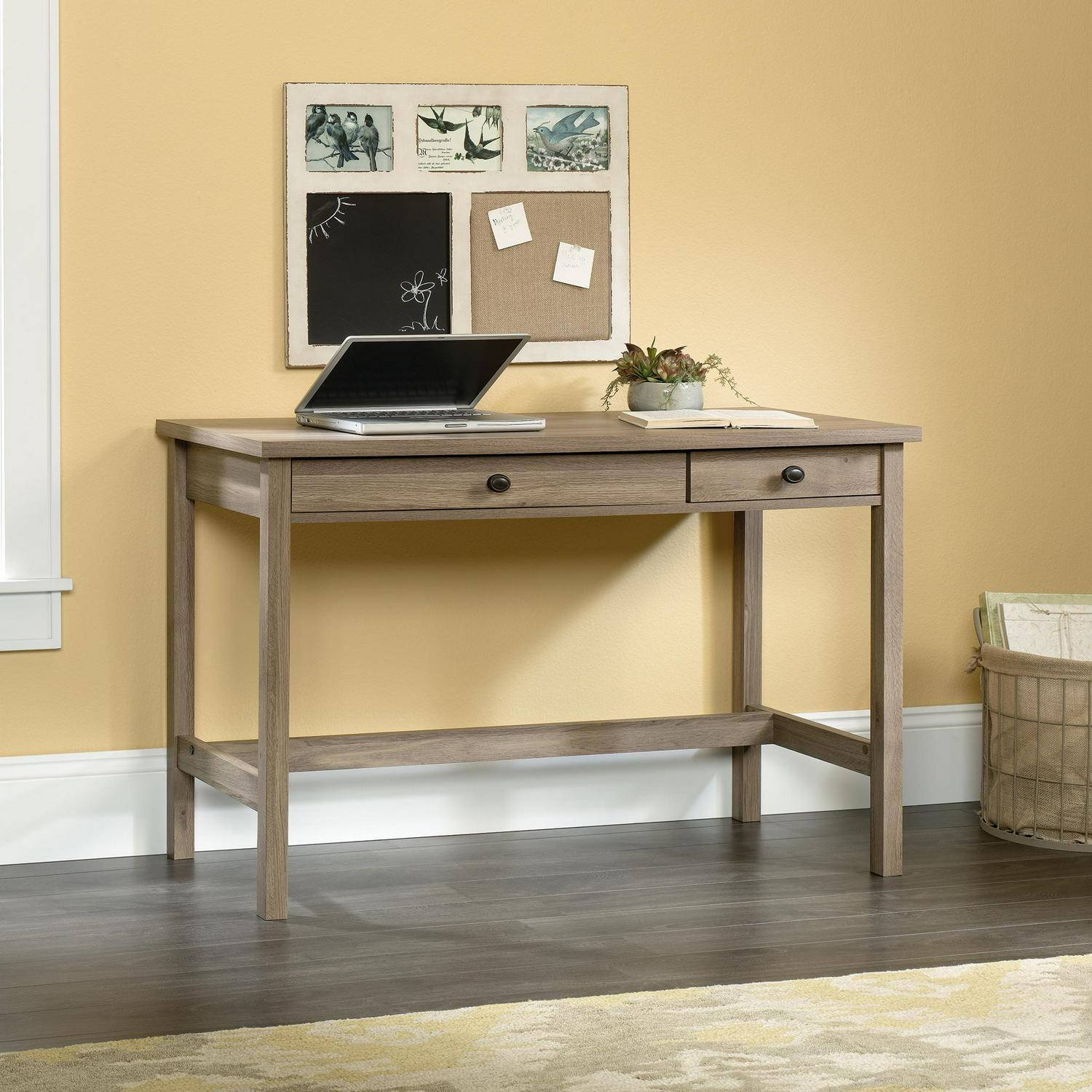 Sauder County Line Writing Desk Salt Oak Finish  Crowdfused