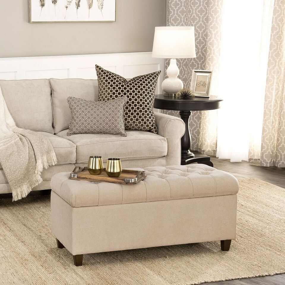 Copper Grove Ixora Tufted Storage Bench