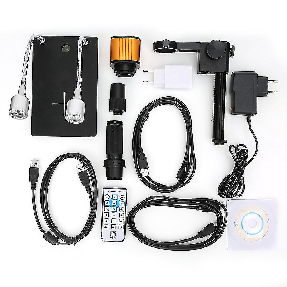 16MP Full High Definition 1080P HDMI USB Industrial Microscope Camera 100-240V (EU Plug)