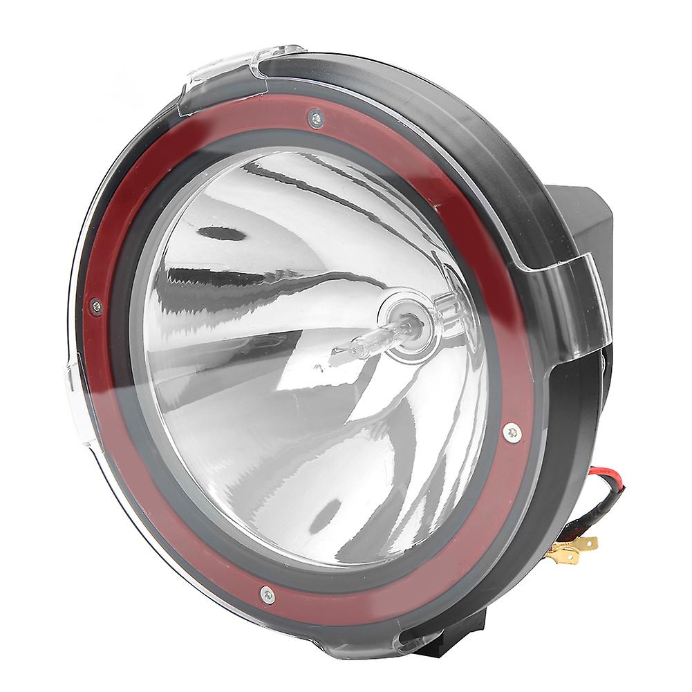 7in Hid Front Roof Spot Light Searching Lamp Vehicle Modification 12-24v 55w7inches Red Ring