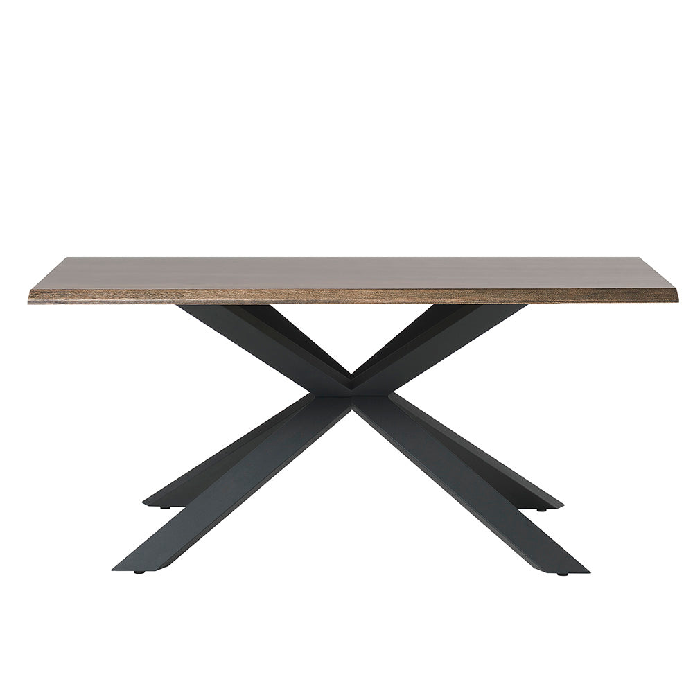 ARNO Dining Table 200cm - Brown & Black