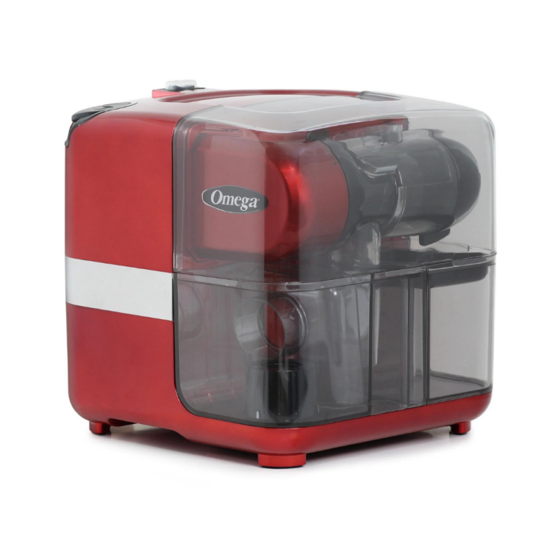 Omega Slow Masticating And Cold Press Juicer， Red JCUBE500RD - Kejku