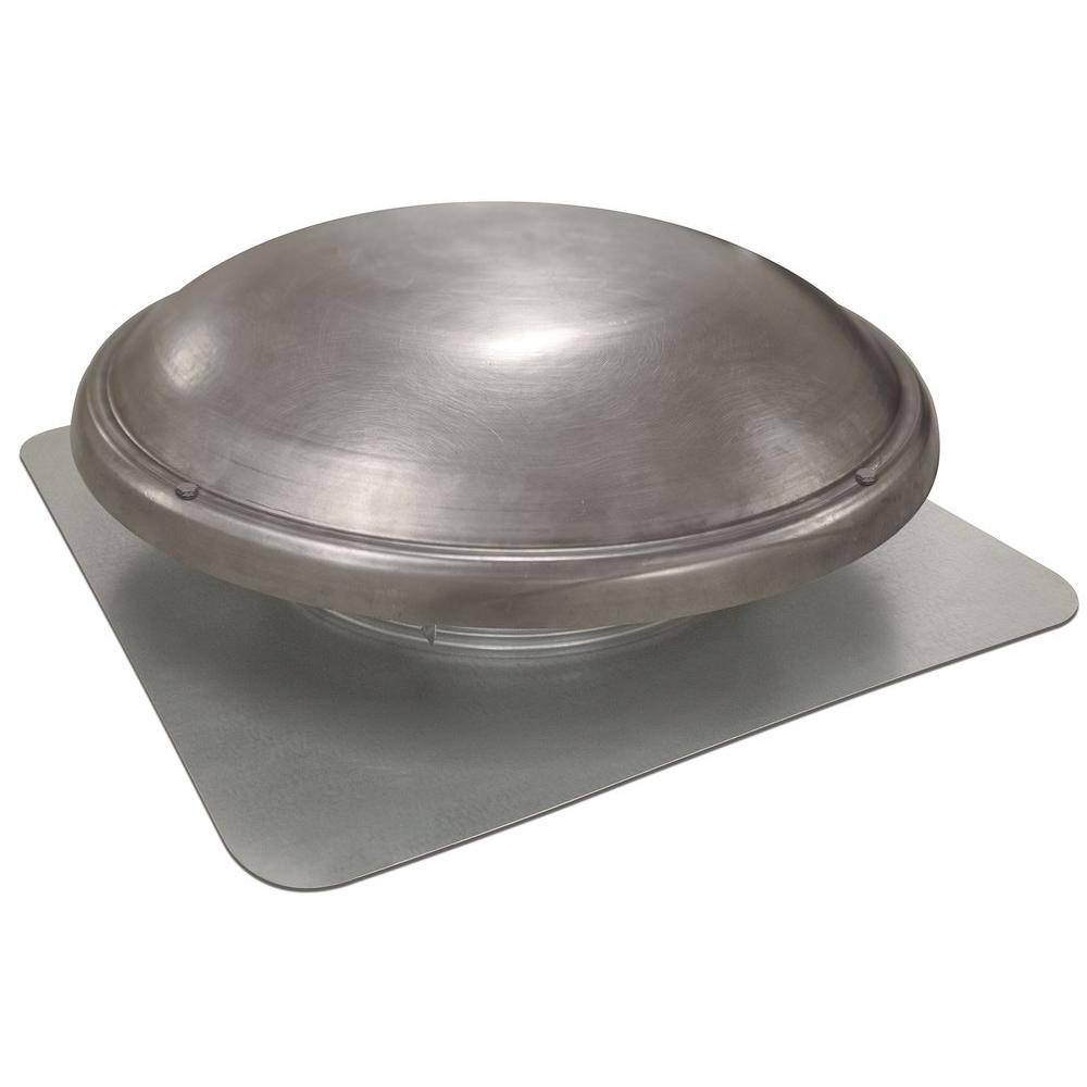 Master Flow 144 sq. in. NFA Galvanized Steel Static Dome Roof Vent in Mill HCD144