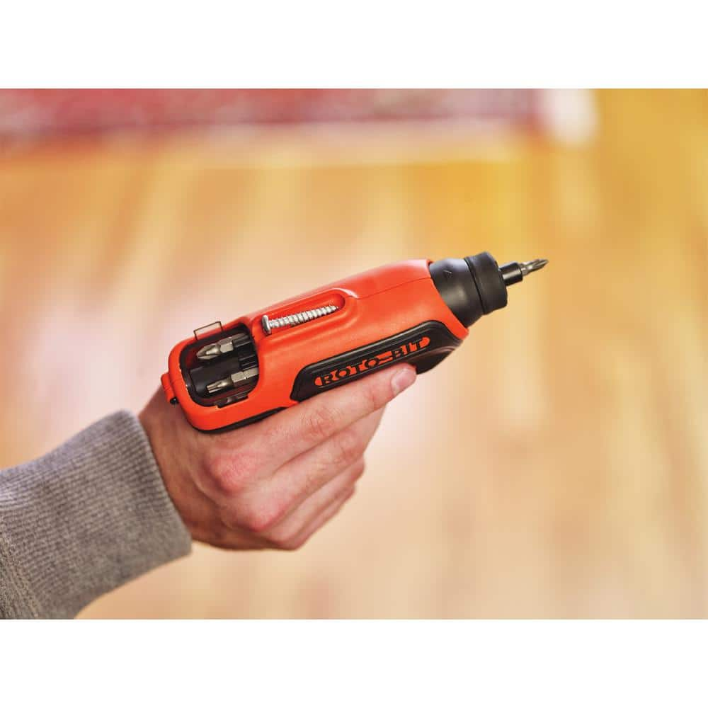 BLACK+DECKER 4V MAX Lithium-Ion Cordless Rechargeable Screwdriver with Charger BDCS50C