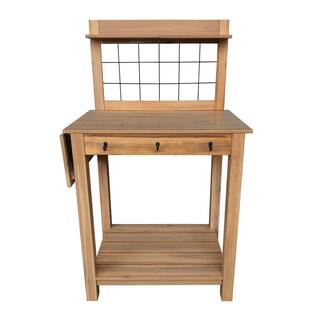 TK CLASSICS Outdoor Acacia Wood Potting Bench PB6985-QK690